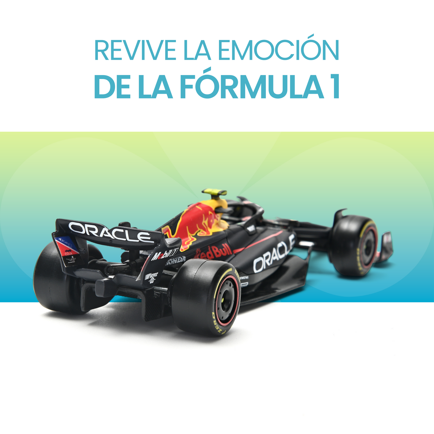 Auto a escala de Checo Pérez RB19