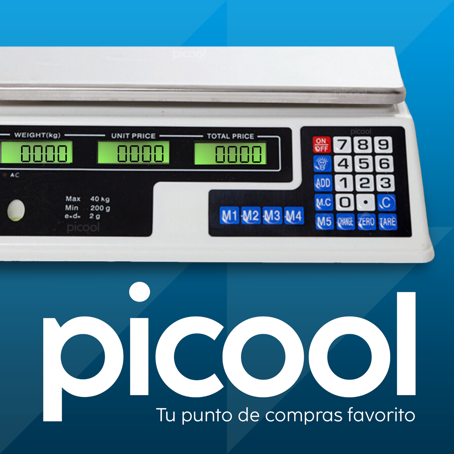 Báscula Digital Comercial 40 Kg