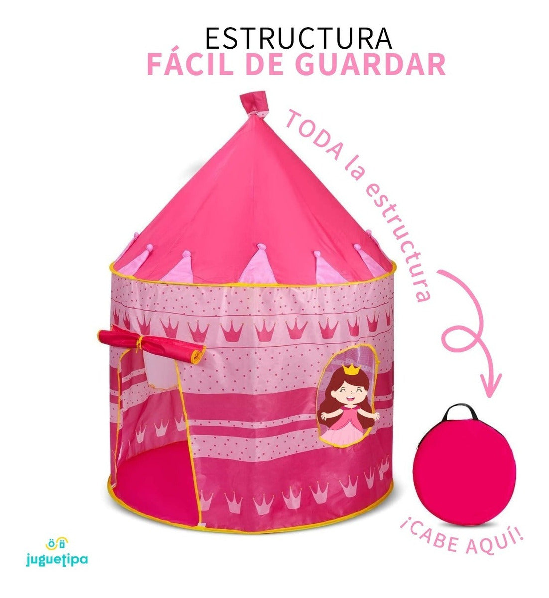 Casa de best sale campaña castillo princesas