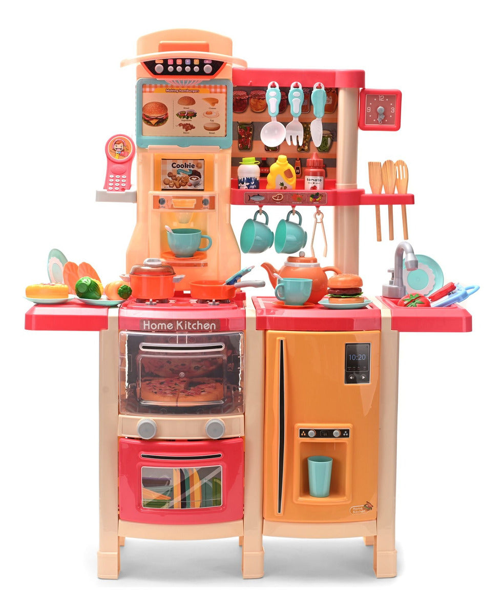 Cocina de juego para niños con luces y sonidos realistas