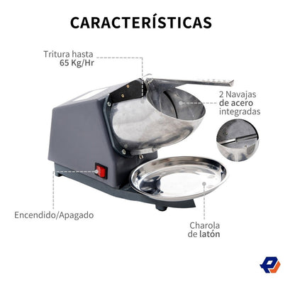 Máquina para Raspados Trituradora de Hielo