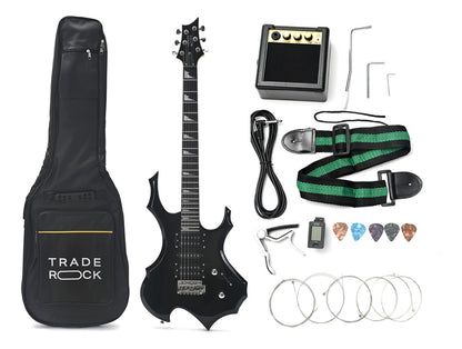 Kit de Guitarra Eléctrica con Amplificador y Accesorios