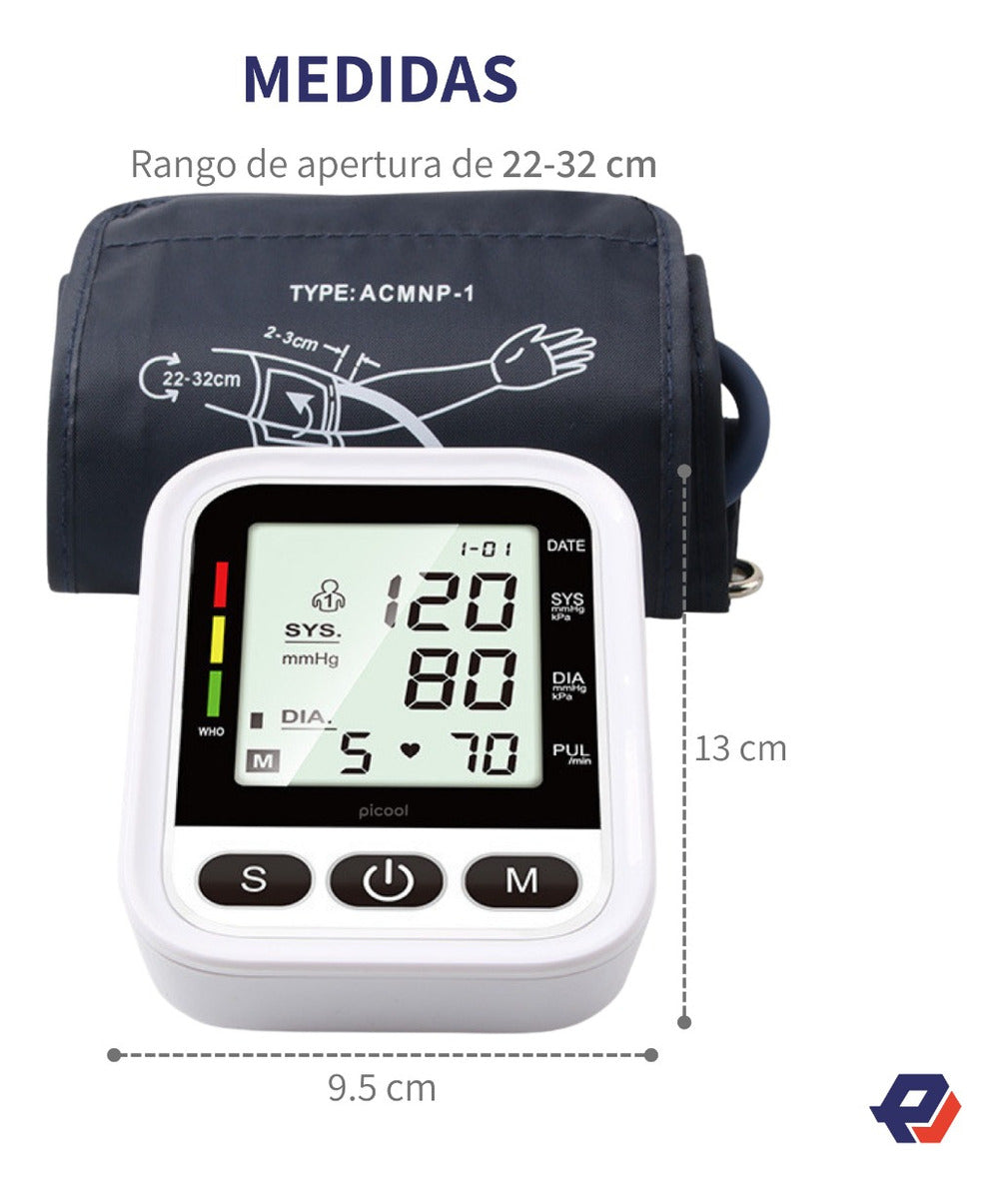 Monitor Presion Arterial Digital Lcd Para Brazo Intellectiv