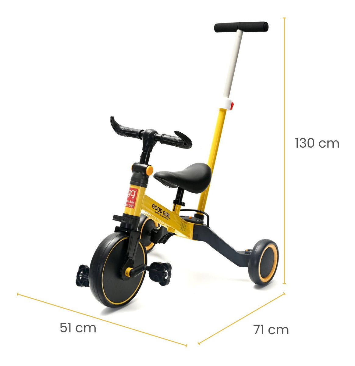 Triciclo 3 En 1 Pedales Bicicleta Equilibrio Infantil Ni os