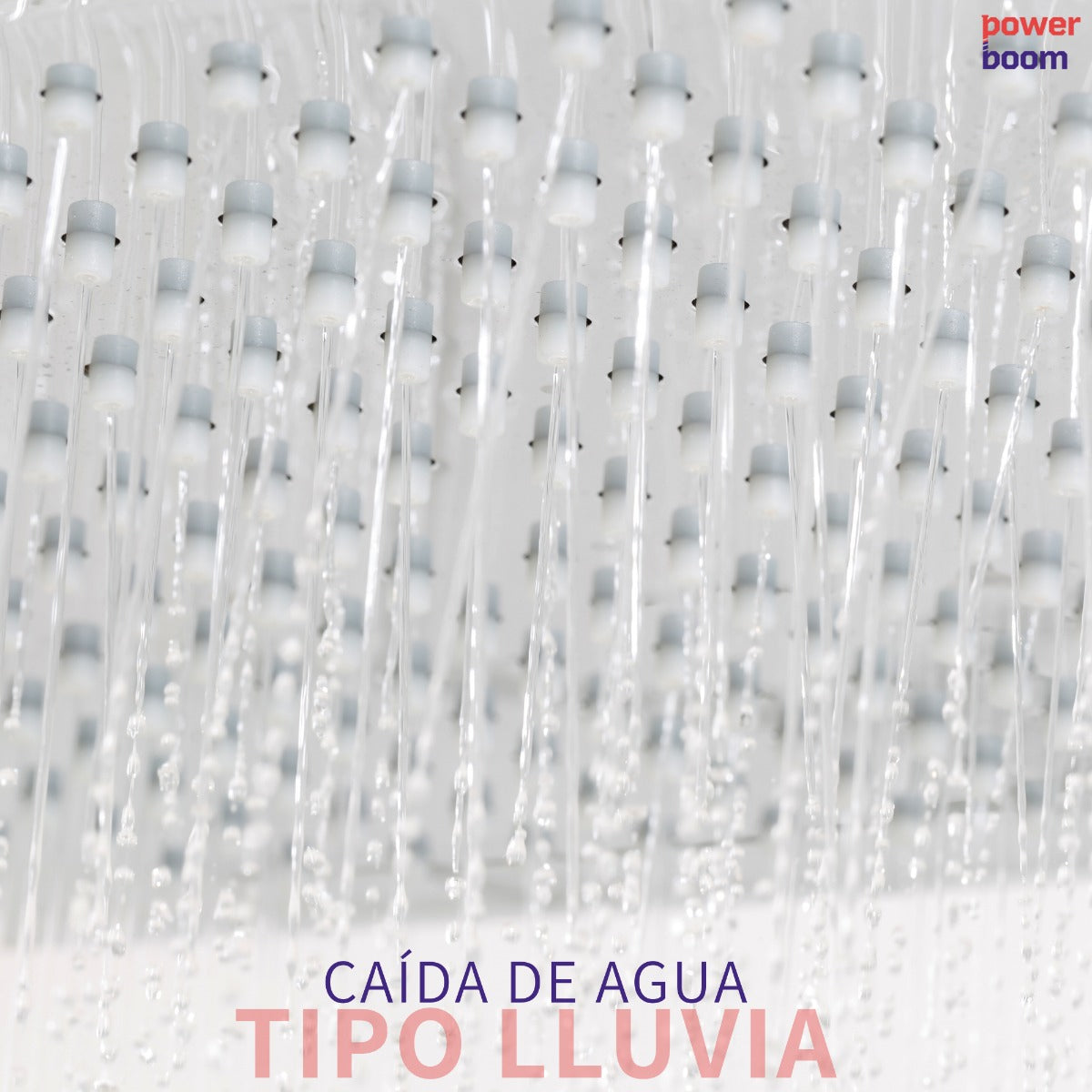 Regadera Cuadrada Tipo Lluvia De Acero Kit Monomando 20 Cm