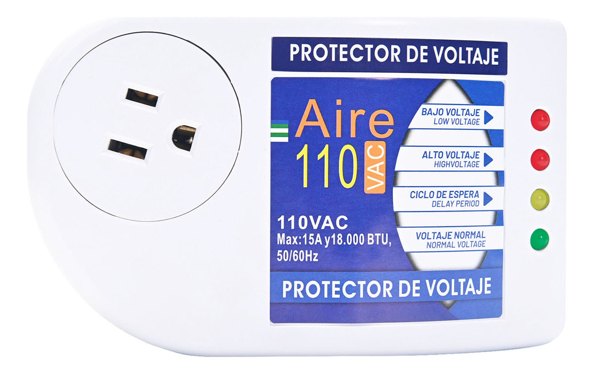 Protector Voltaje 120V, 2400w para electrodomésticos