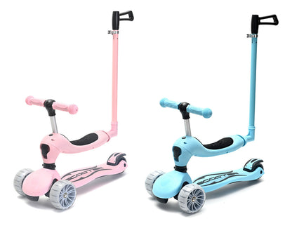 Scooter para niños Patín del diablo 3 en 1 luces Monopatin