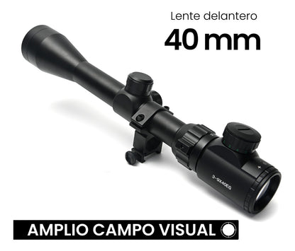 Mira telescópica 3-9x40 para Rifle