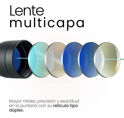 Mira telescópica 3-9x40 para Rifle