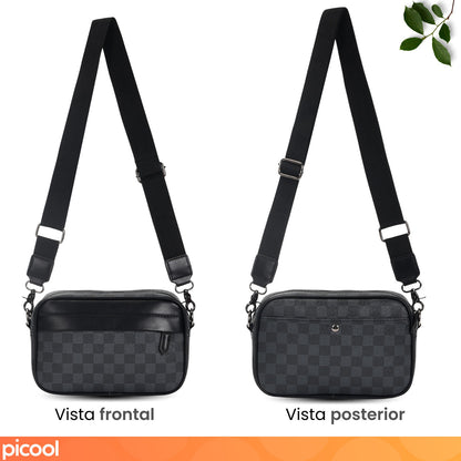 Bolso Crossbody Tipo Bandolera Impermeable de Cuero Sintético