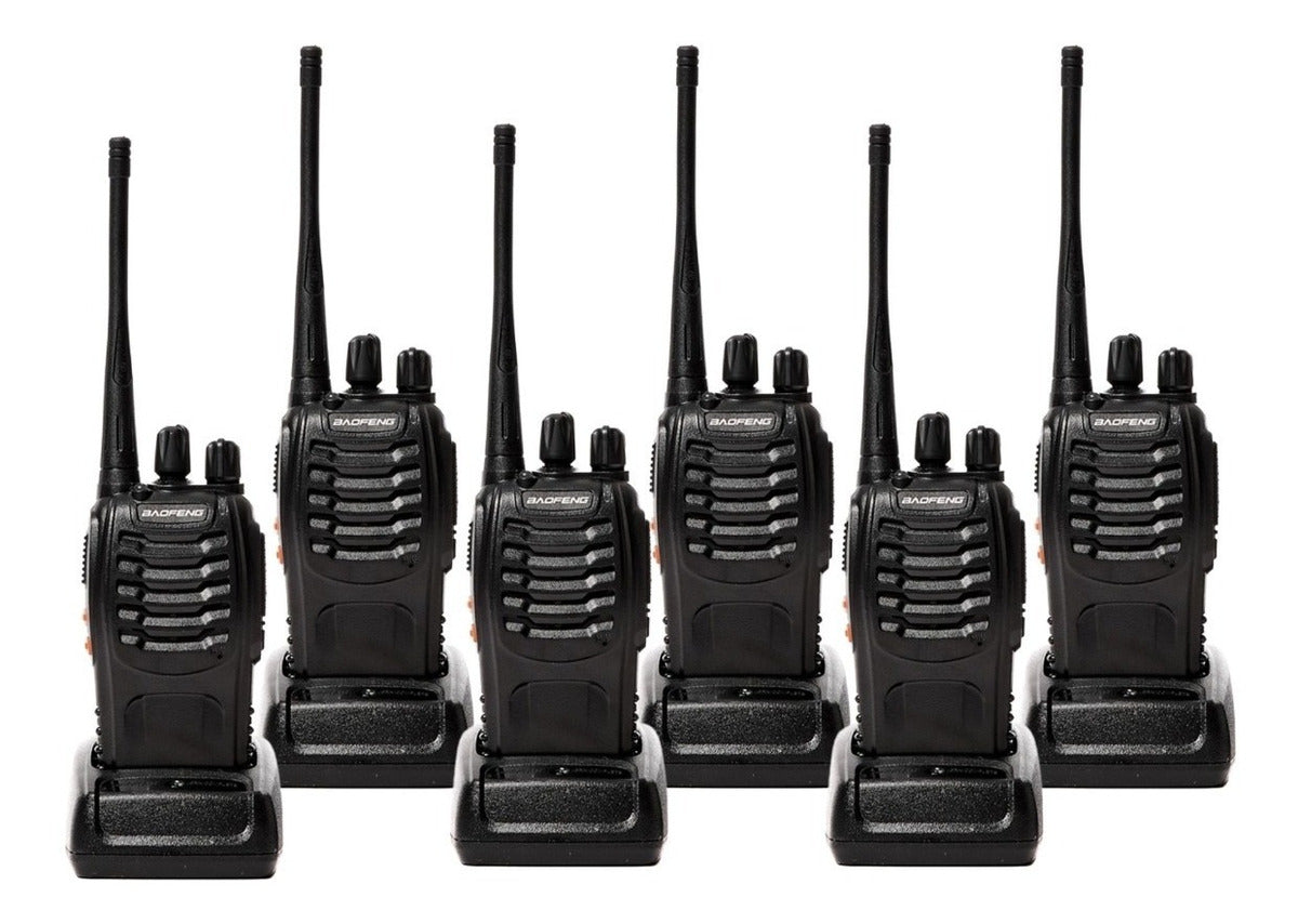 Kit de 6 Radios Baofeng Profesionales