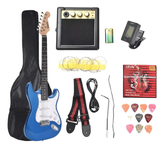 Kit de Guitarra Eléctrica con Amplificador y Accesorios