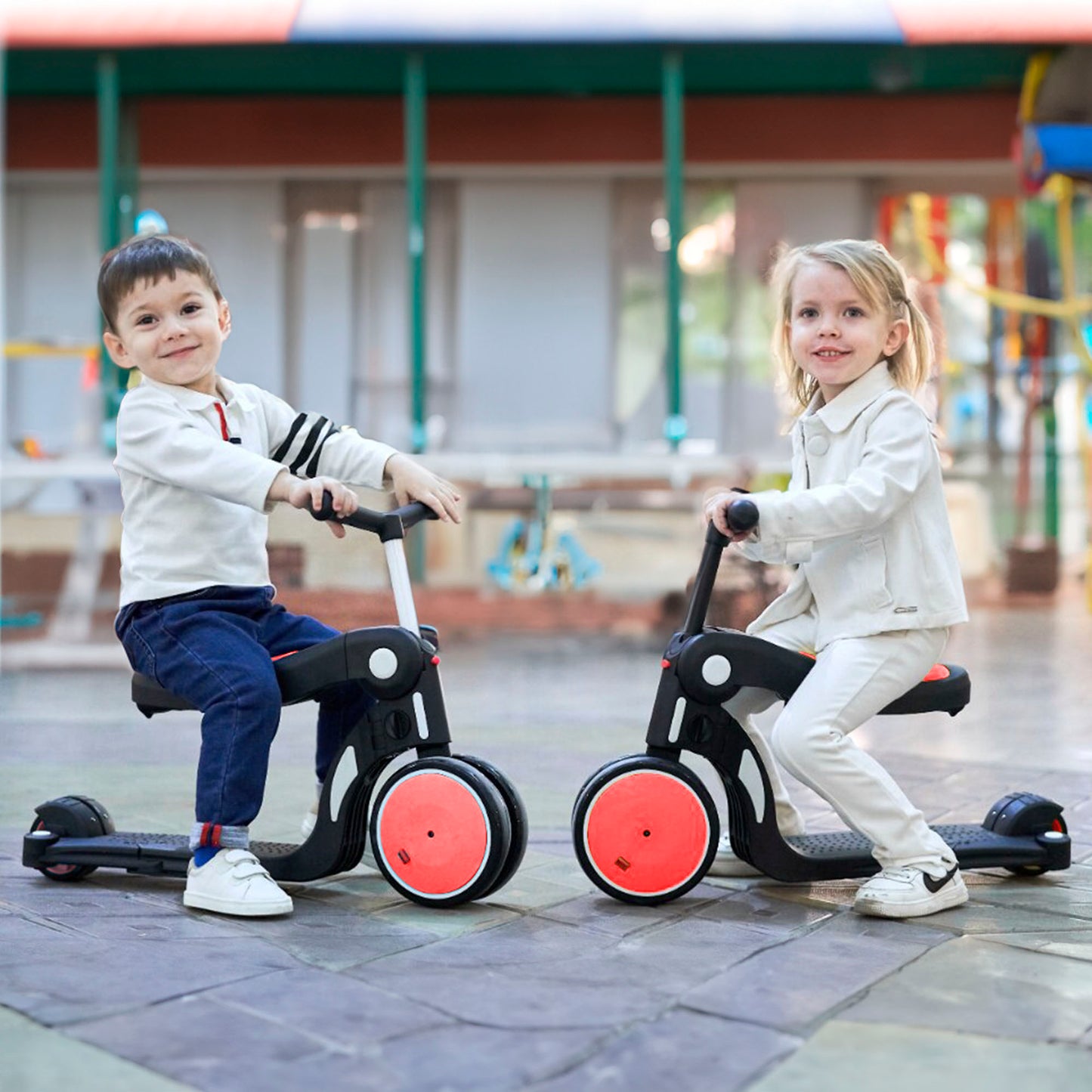 Scooter triciclo bicicleta de equilibrio 5 en 1 Niños