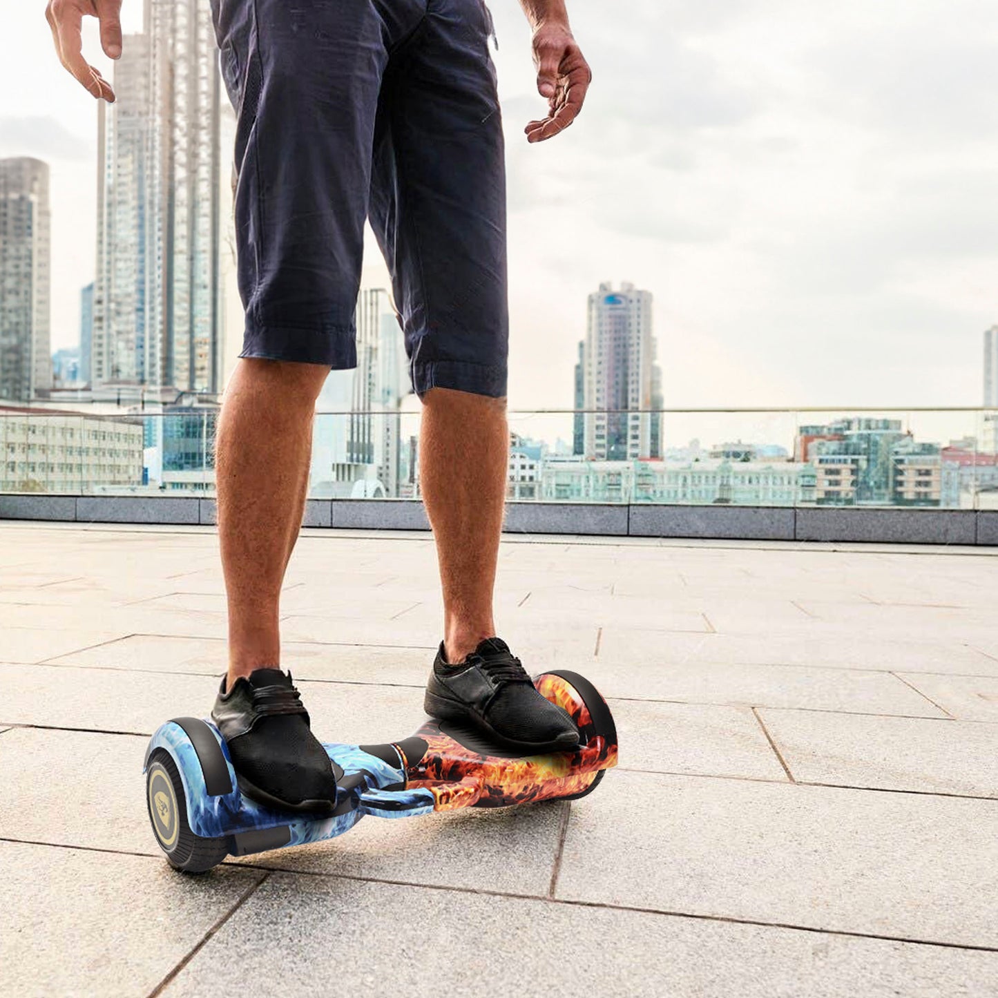 Patineta Electrica Bluetooth Luces Led